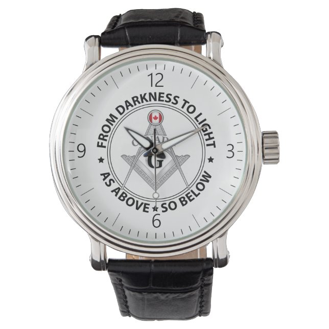 Canada freemasonry sign watch (Front)