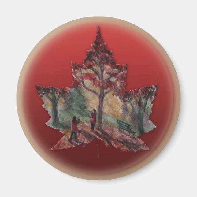 Canada Fridge Magnet Canada Maple Leaf Magnets (Front)