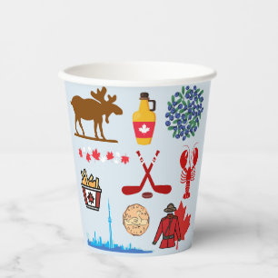  Canada Fun Paper Cups