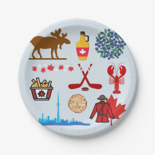 Canada Fun Paper Plate