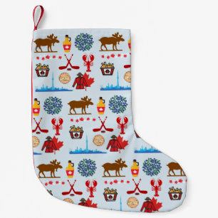 Canada Fun Small Christmas Stocking