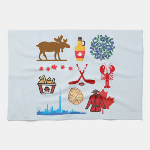 Canada Fun Tea Towel
