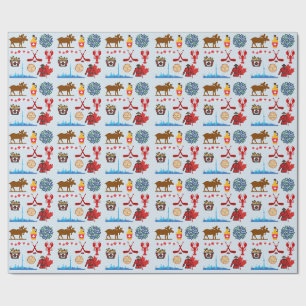 Canada Fun Wrapping Paper