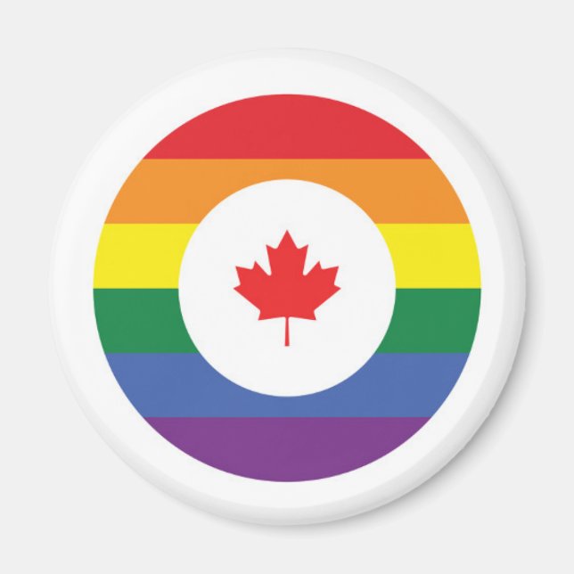 Canada Gay Pride Magnet (Front)