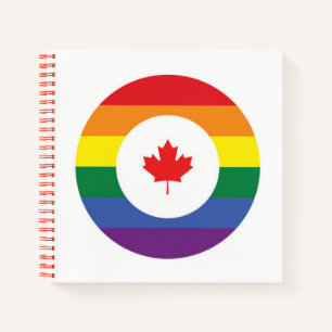Canada Gay Pride Notebook