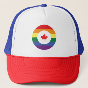 Canada Gay Pride Trucker Hat