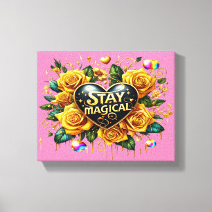 Canada Geese Amidst the Weeping Willows 10x8 Canvas Print