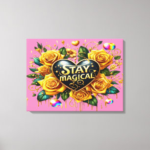 Canada Geese Amidst the Weeping Willows 24x18 Canvas Print