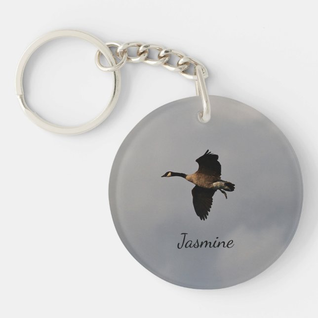 Canada Geese Key Ring (Front)