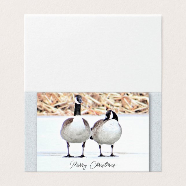 Canada Geese Two - Blank (Outside Unfolded)