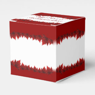 Canada Gift Box Personalise Autumn Leaf Gift Boxes