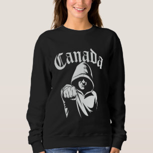 Canada Gift Flag Varsity Canadian Toronto Retro Vi Sweatshirt