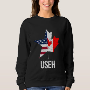 Canada Gift Flag Varsity Canadian Toronto Retro Vi Sweatshirt