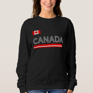 Canada Gift Flag Varsity Canadian Toronto Retro Vi Sweatshirt