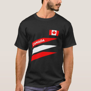 Canada Gift Flag Varsity Canadian Toronto Retro Vi T-Shirt