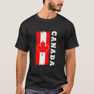Canada Gift Flag Varsity Canadian Toronto Retro Vi T-Shirt