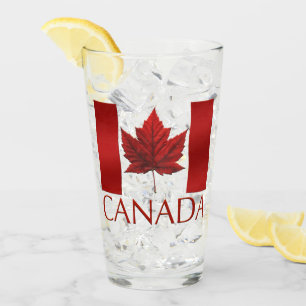 Canada Glass Canada Flag Souvenir Glasses Custom