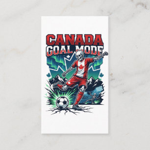 Canada Goal Mode Skeleton Striker Nations Dynamic  Business Card