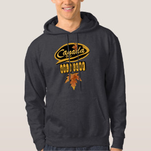 Canada Gold Leaf Double Sided Hoodie