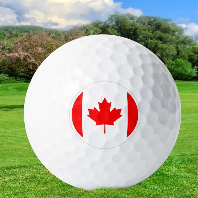 Canada Golf Balls, Canadian Flag Golfers /Patriots Golf Balls (Creator Uploaded)