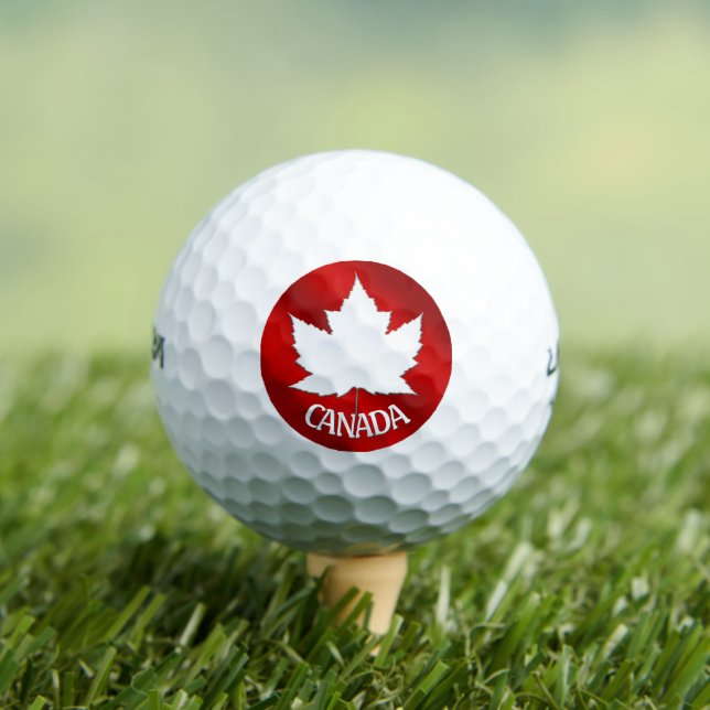 Canada Golf Balls Customised Canada Golf Gifts (Insitu Tee)