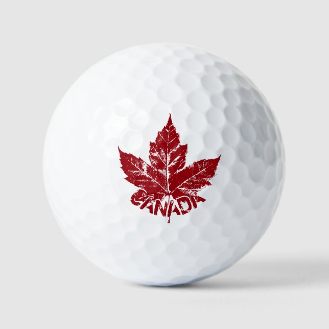 Canada Golf Balls Personalised Canada Golf Gifts (Front)