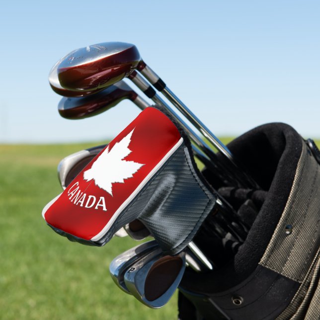 Canada Golf Gifts Customised Canada Putter Cover (In Situ)