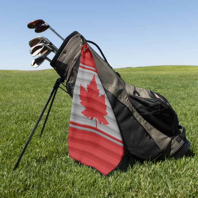 Canada Golf Towel Canada Souvenir Golf Towels  (Green)