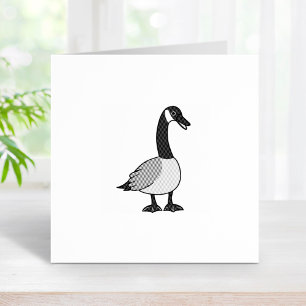 Canada Goose 1x1 Rubber Stamp