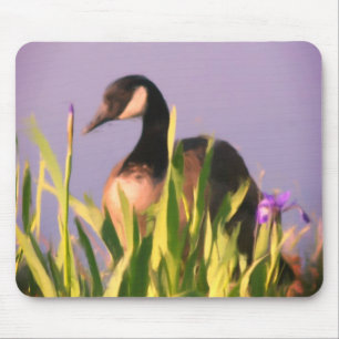 Canada Goose Animal Art  Mouse Mat
