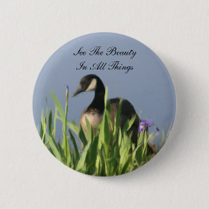Canada Goose Beauty Inspirational Button