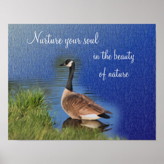 Canada Goose Beauty Of Nature Inspirational Poster (Front)