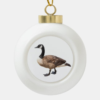Canada Goose Ceramic Ball Christmas Ornament