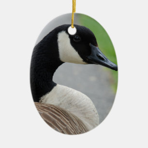 Canada goose ceramic tree decoration