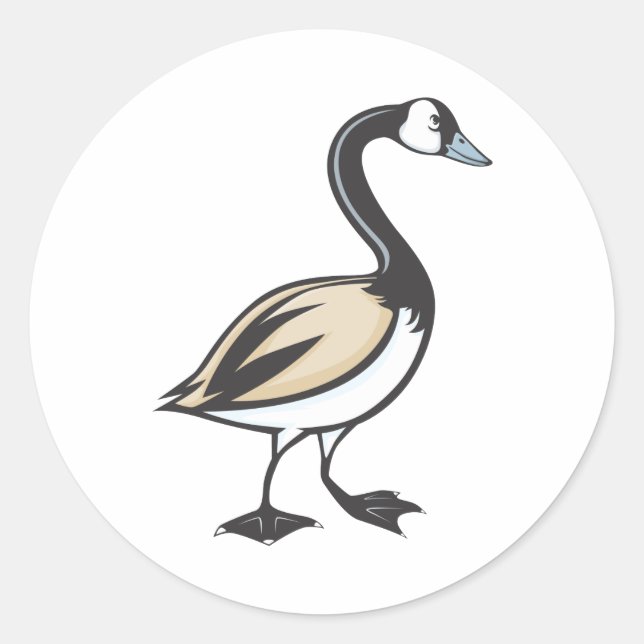 Canada Goose Classic Round Sticker (Front)