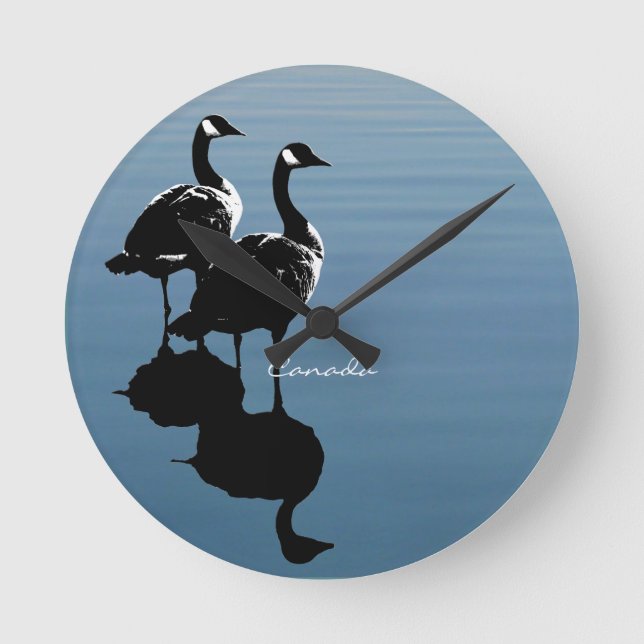 Canada Goose Clock Gifts Canada Souvenir Clock (Front)