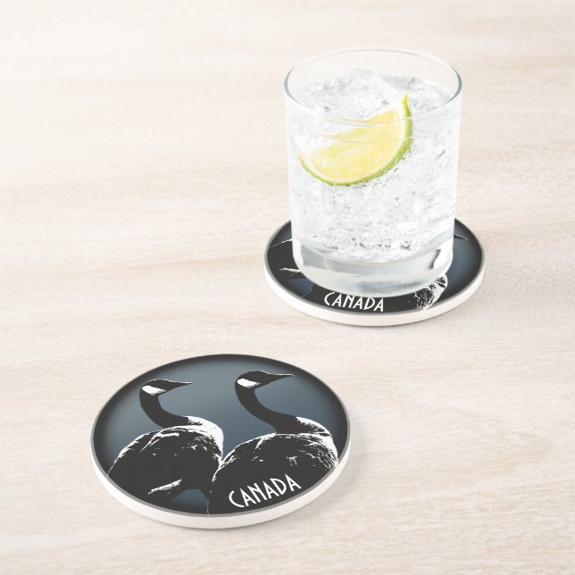 Canada Goose Coaster Custom Canada Coasters (Side)