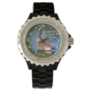 Canada Goose Confucius Knowledge Quote Watch