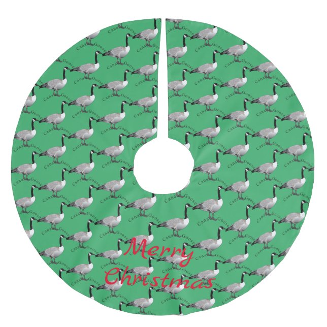 Canada Goose Gander Thunder_Cove Brushed Polyester Tree Skirt (Front)