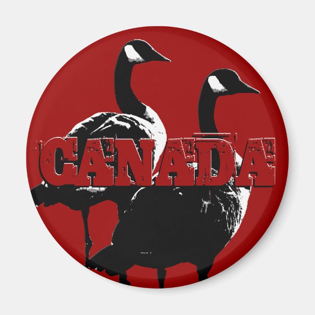Canada Goose Magnet Canada Souvenir Fridge Magnets (Front)