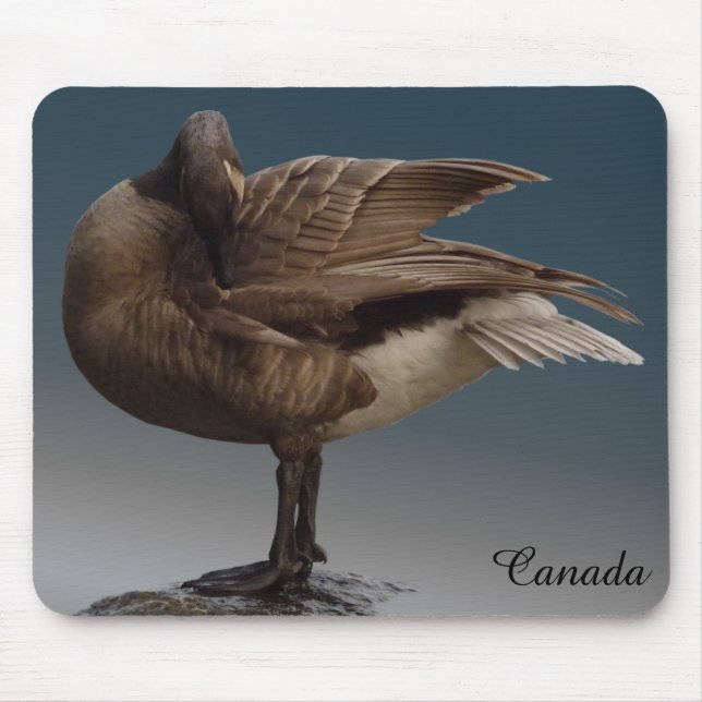 Canada Goose Mousepad Gold Canada Goose Mouse pads (Front)