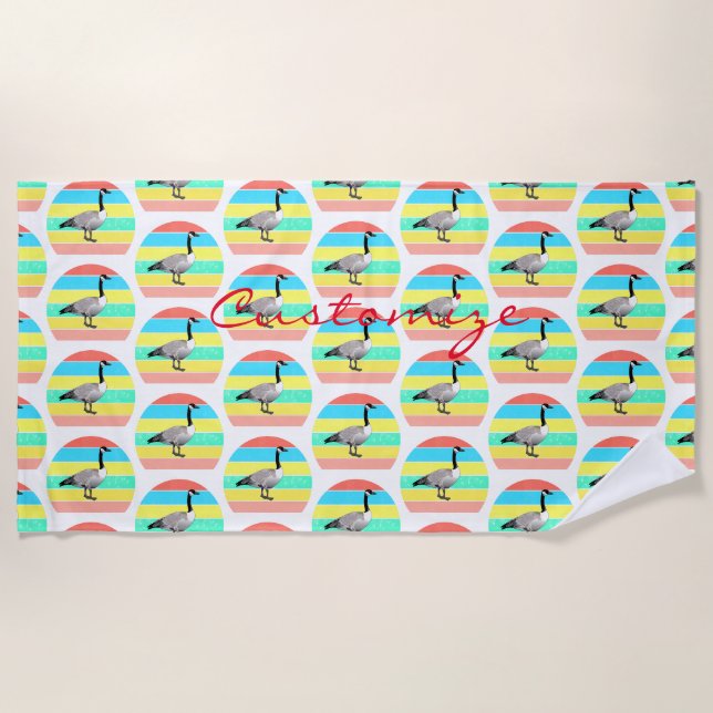 Canada Goose Multi-colour Sun Thunder_Cove Beach Towel (Front)