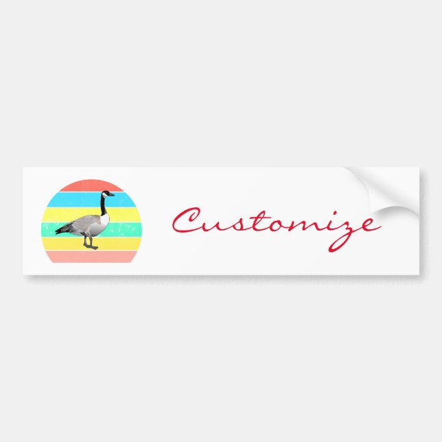Canada Goose Multi-colour Sun Thunder_Cove Bumper Sticker (Front)