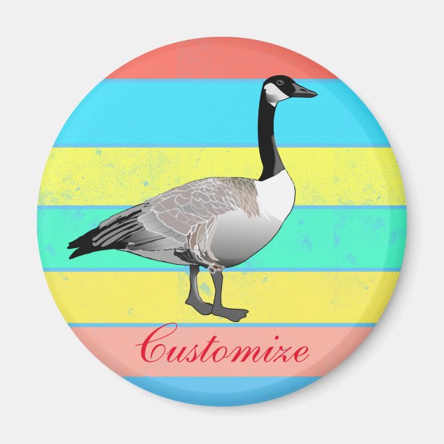 Canada Goose Multi-colour Sun Thunder_Cove Magnet (Front)