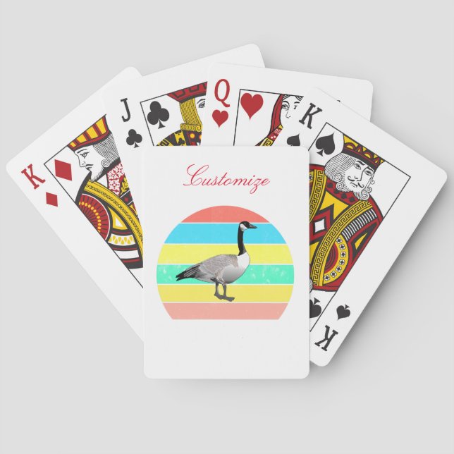Canada Goose Multi-colour Sun Thunder_Cove Playing Cards (Back)