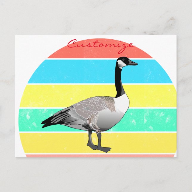 Canada Goose Multi-colour Sun Thunder_Cove Postcard (Front)