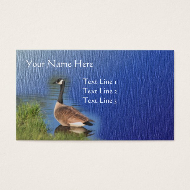 Canada Goose Nature Animal Art (Front)