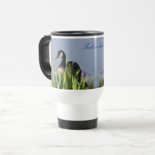 Canada Goose Nature Art Personalized Travel Mug