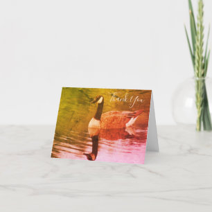 Canada Goose Nature Art Thank You Card