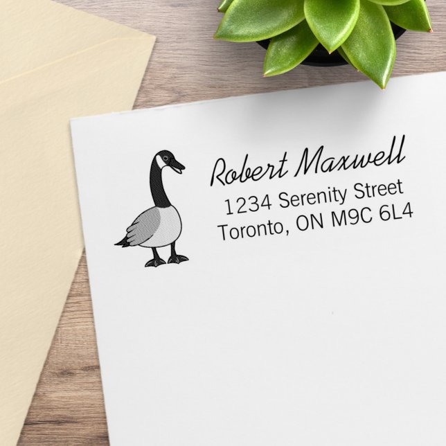 Canada Goose Return Address Rubber Stamp (Creator Uploaded)